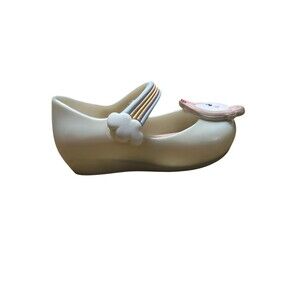 Mini Melissa Toddler 5" Ultragirl Unicorn Pearl White Mary Jane Jelly Shoes Baby